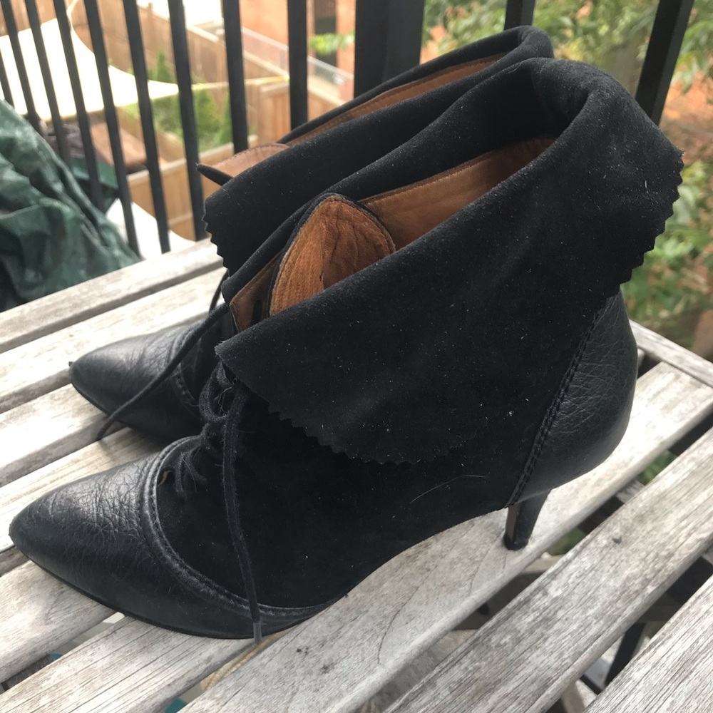 Zara all leather booties
